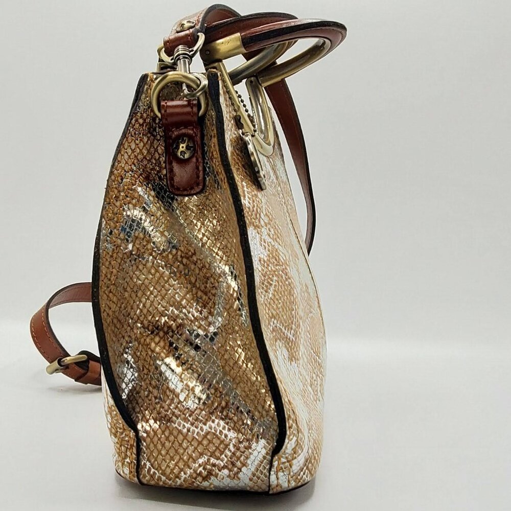 Women's Aria Shopper Metallic Spring Python - image 4